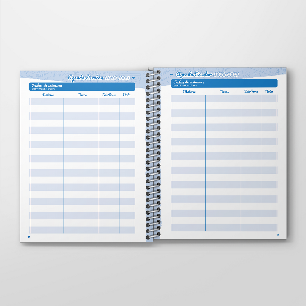 Agenda Mod. Un Día Página