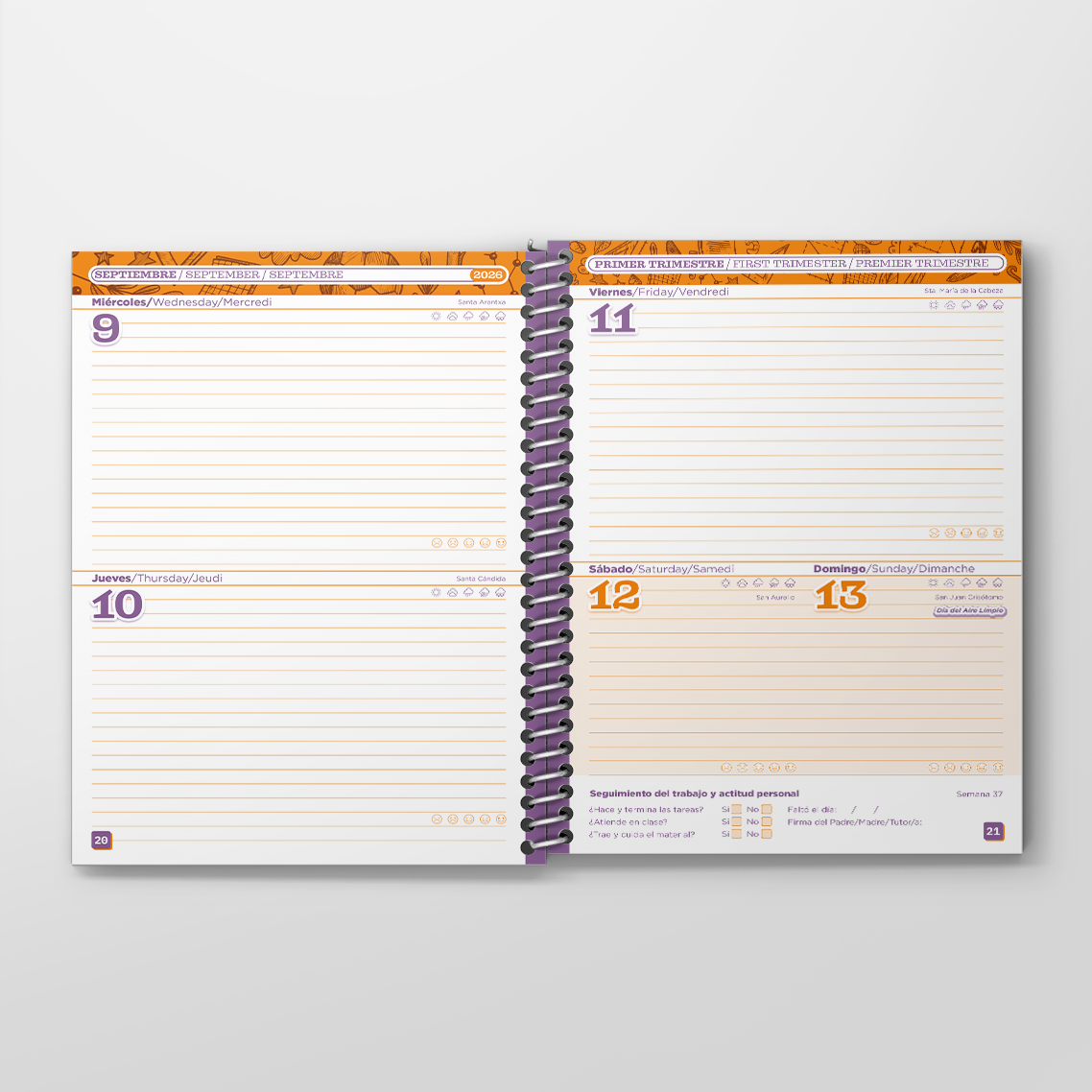 Agenda Mod. Dos Días Página