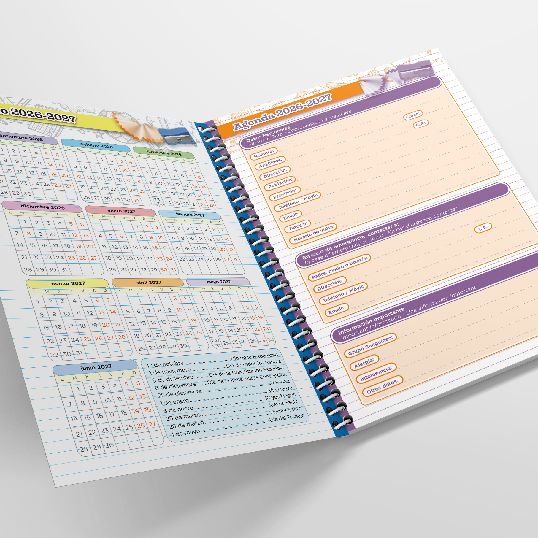 Agenda Mod. Dos Días Página