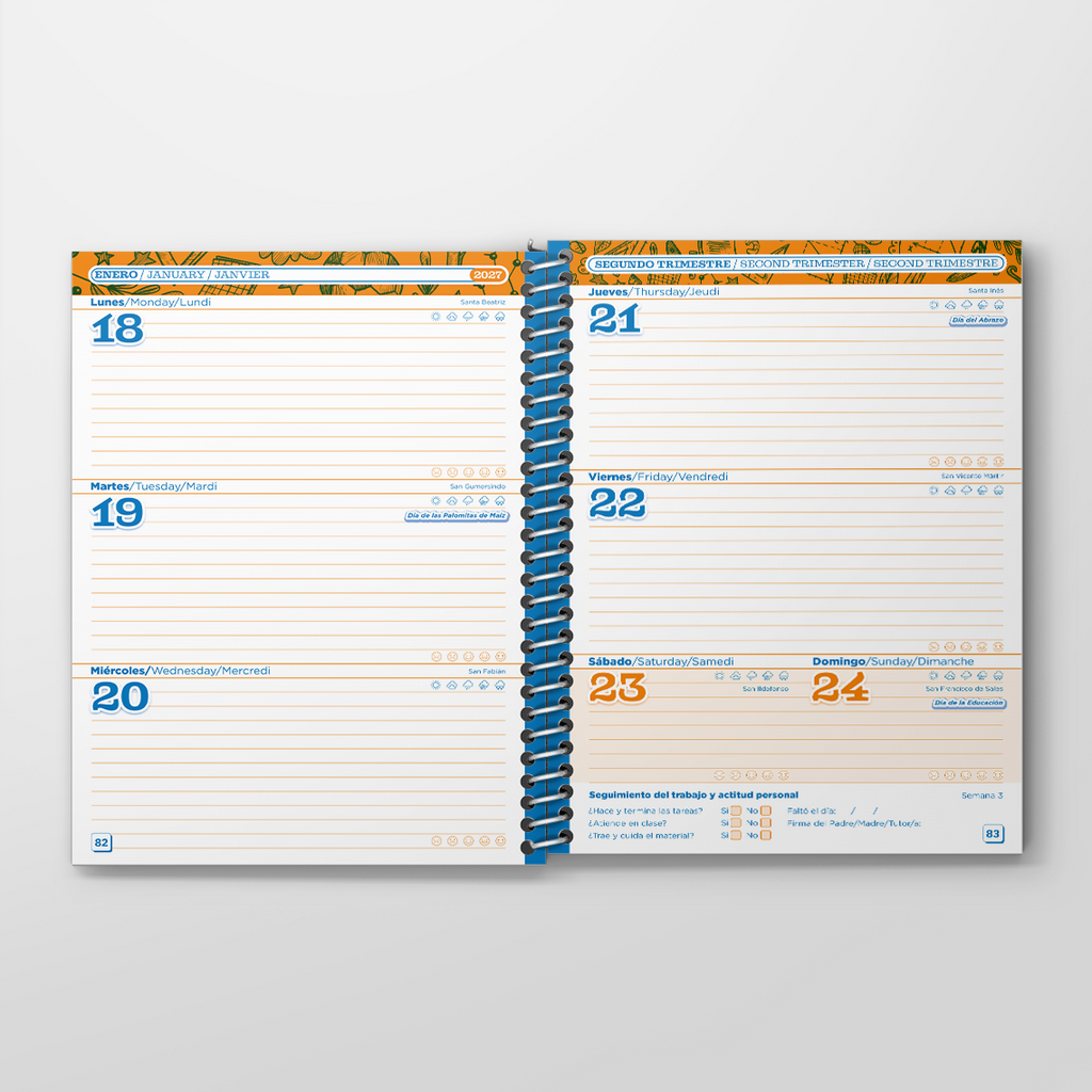 Agenda Mod. Bicolor