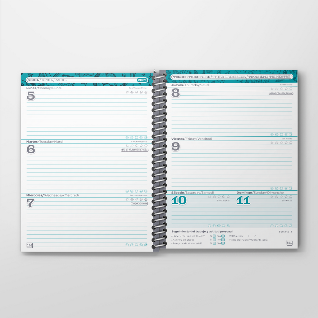 Agenda Mod. Bicolor