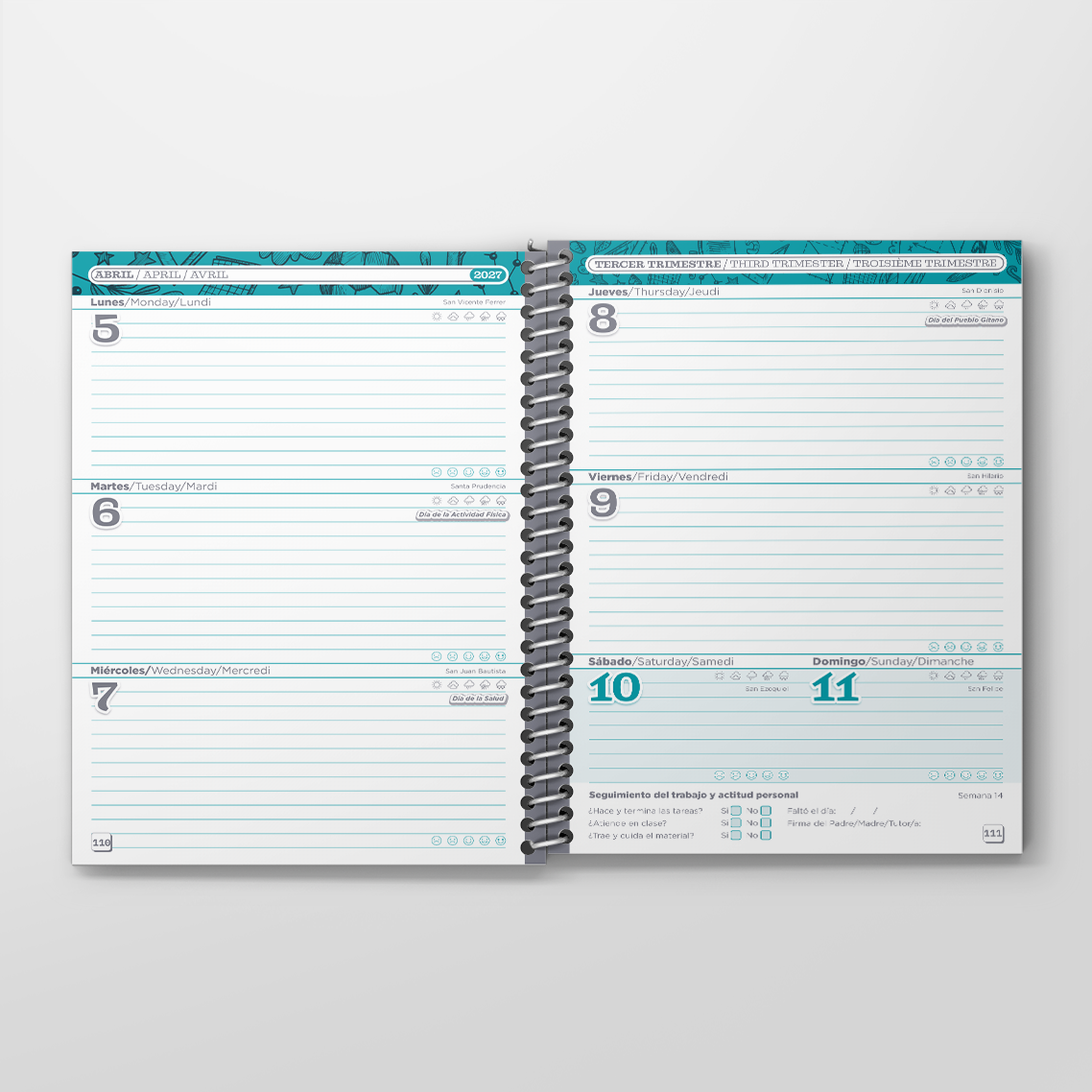 Agenda Mod. Bicolor