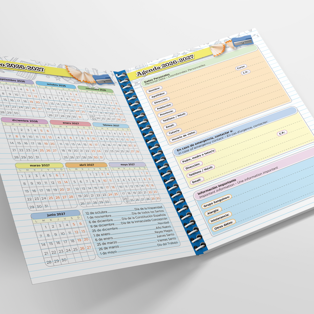 Agenda Mod. Bicolor