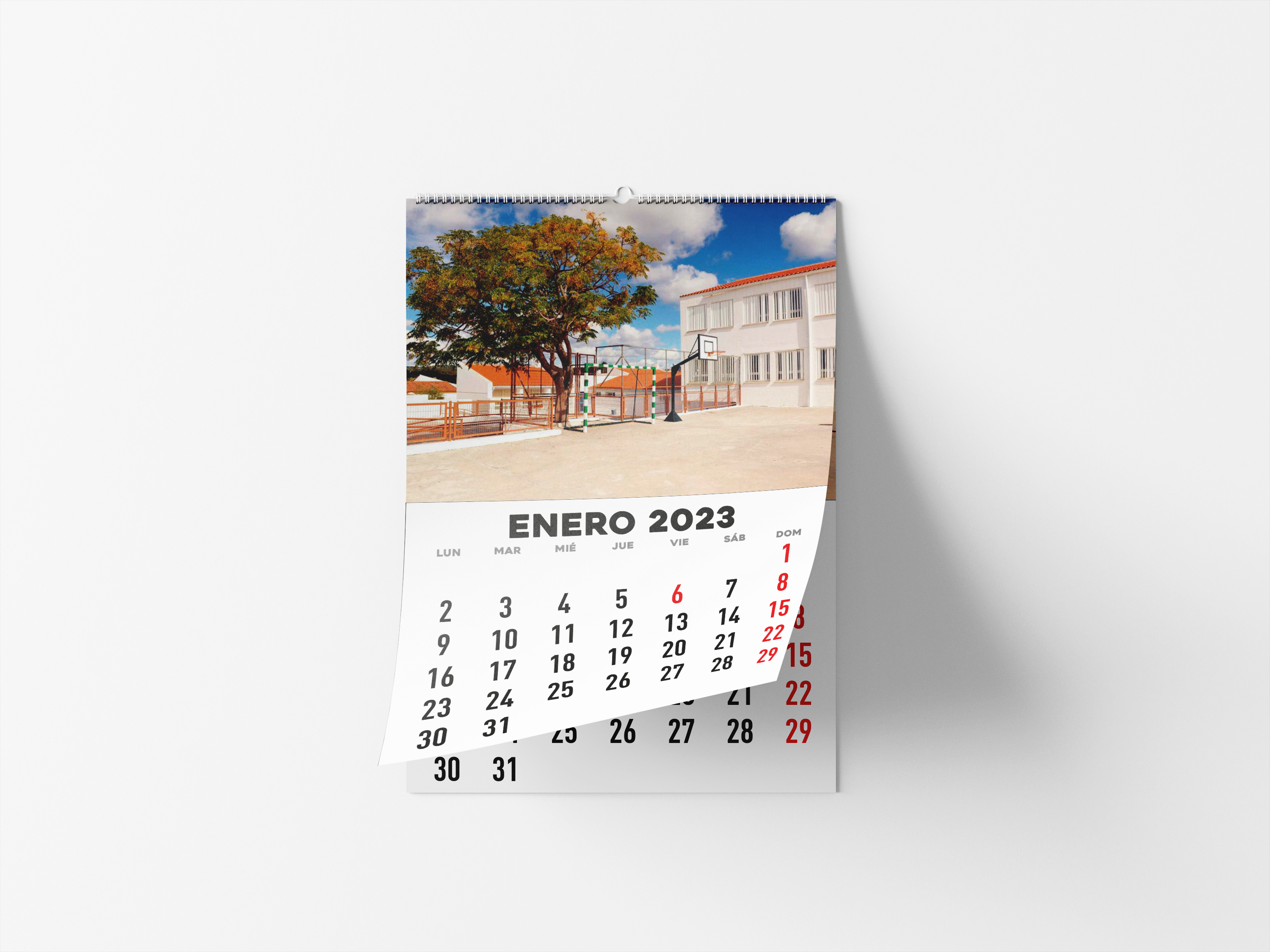 Calendario 1 Hoja/Mes