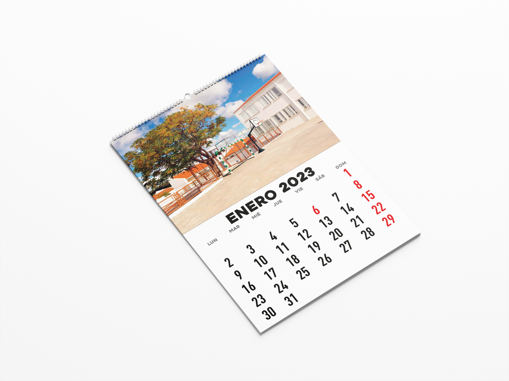 Calendario 1 Hoja/Mes